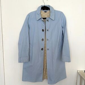 Light blue Coach Trench Coat Size 4